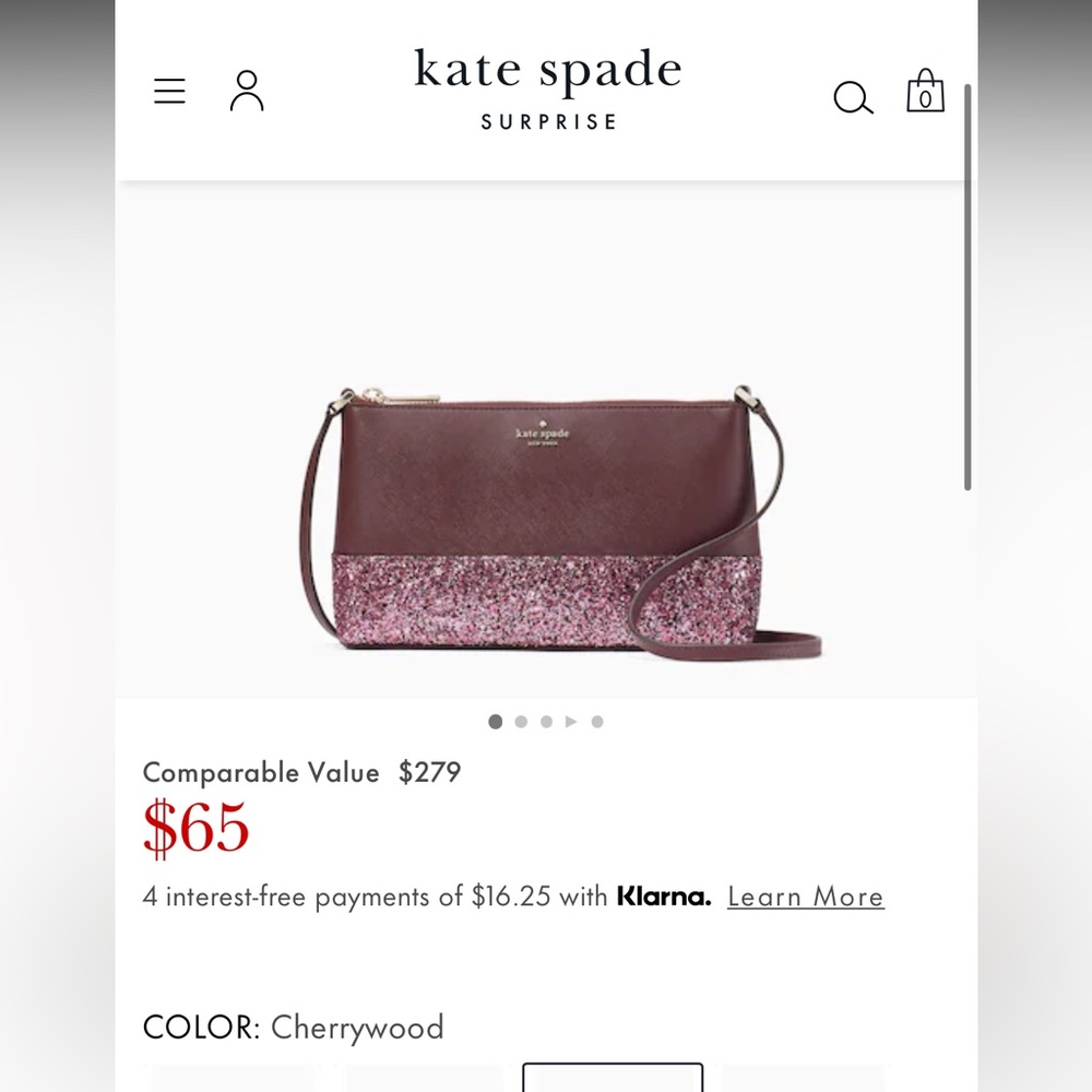 Kate Spade purse (like new - never used)